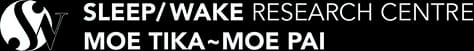 SleepWake White Logo on Transparent Background